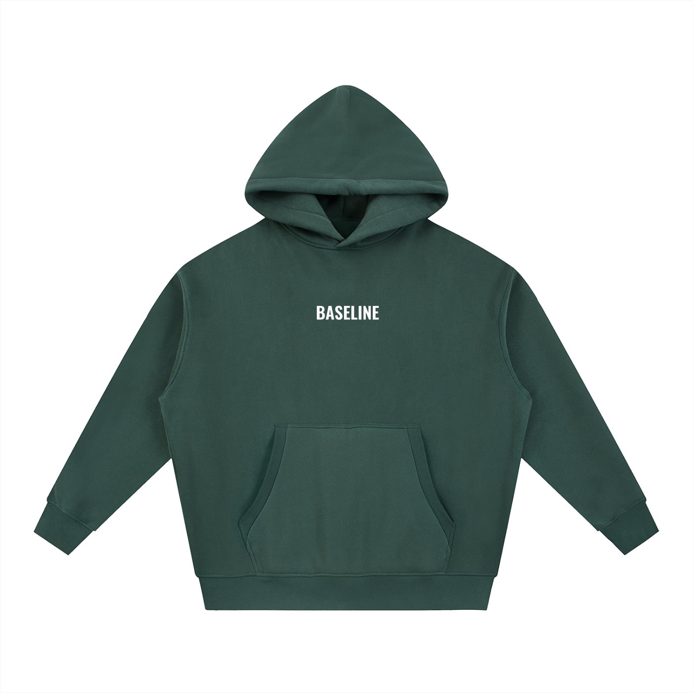 BASELINE ESSENTIAL OVERSIZED BOXY CROPPED HOODIE