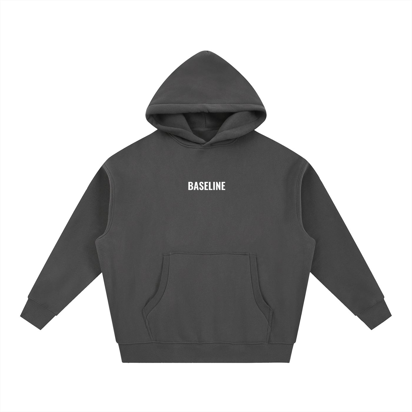BASELINE ESSENTIAL OVERSIZED BOXY CROPPED HOODIE