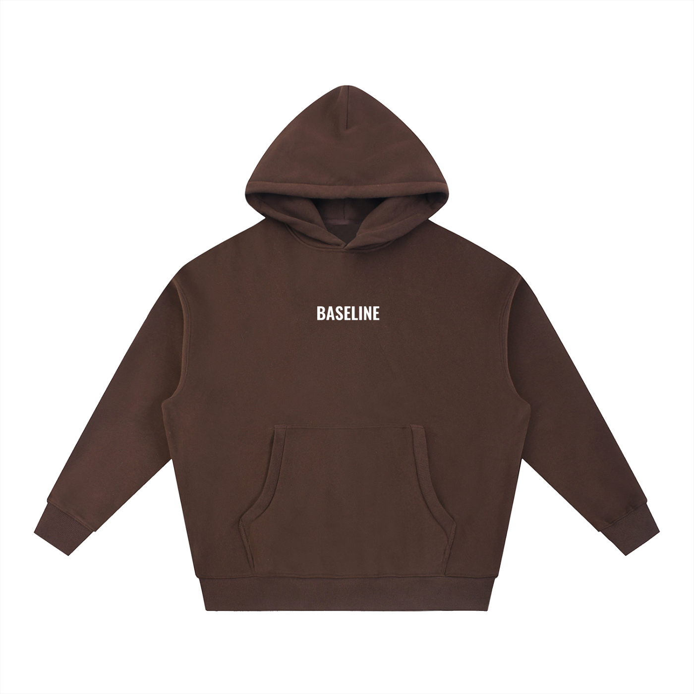 BASELINE ESSENTIAL OVERSIZED BOXY CROPPED HOODIE