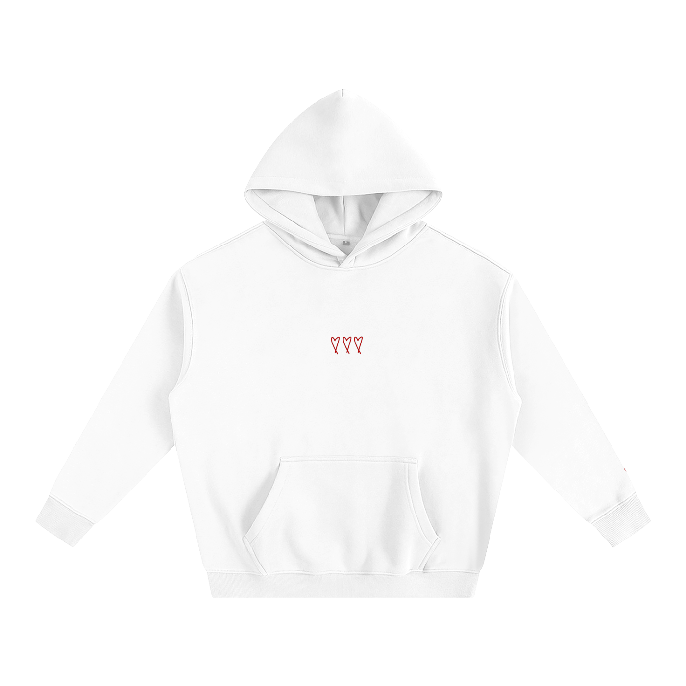 OVERSIZED BASELINE HEARTS