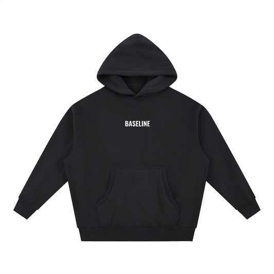BASELINE ESSENTIAL OVERSIZED BOXY CROPPED HOODIE