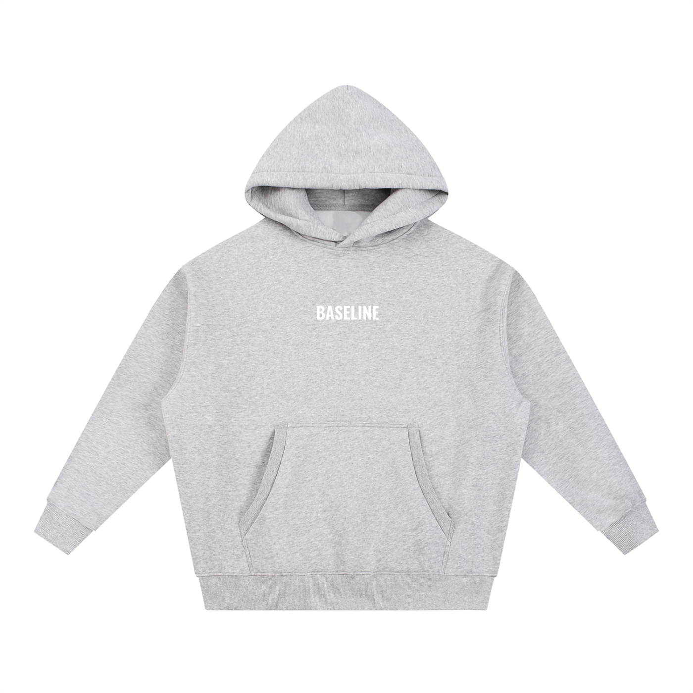 BASELINE ESSENTIAL OVERSIZED BOXY CROPPED HOODIE